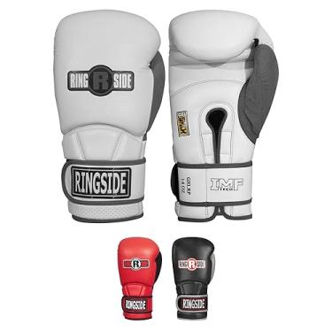 Imagem de Luvas de boxe Ringside Gel Shock Safet, 473 ml, branco/cinza