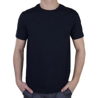 Imagem de Camiseta Masculina Voorth MC Malha Lisa Preta - 5607S-Masculino