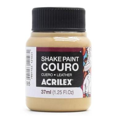 Imagem de Tinta para Couro Shake Paint Acrilex 37ml, 585 - CAPUCCINO
