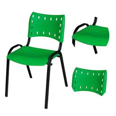 Imagem de Cadeira Ergonômica Escritório Igreja Recepção Encosto Home Office Empi