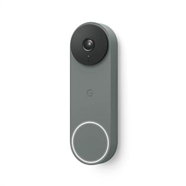 Imagem de Google Campainha Nest - (com fio, 2ª geração) - Câmera de campainha de vídeo com fio - Câmera de segurança de campainha - Ivy