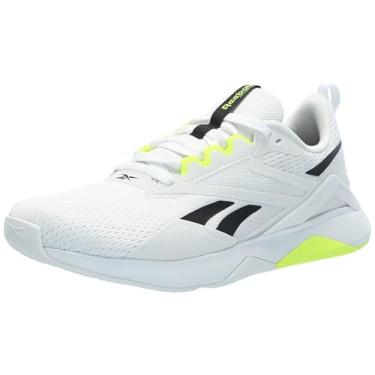 Imagem de Reebok Tênis masculino Nanoflex Trail 2, Pouco cinza/preto/limão digital, 45