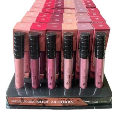 Imagem de Batom Matte Max Love Liquido 24 Horas Nude, COR 01