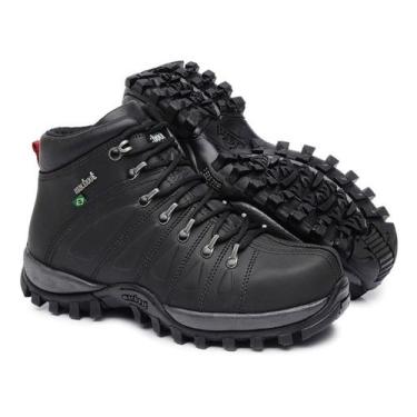Imagem de Bota Macboot Preto Uirapuru Aventure Masculino de Couro Original., Pre
