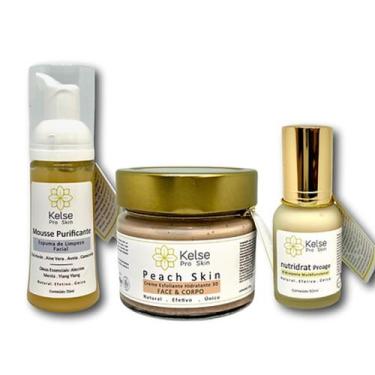 Imagem de Kit Ano Novo Pele Nova - Limpeza, Esfoliação e Hidratação Natural e Ve