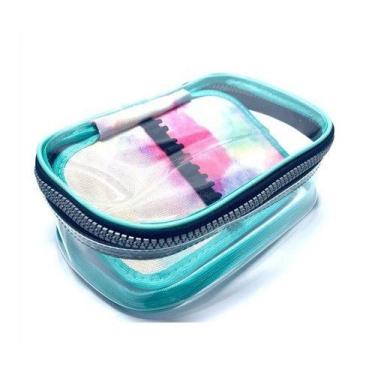 Imagem de Estojo 100 Pens Box Transparente com Divisória Elástico Fizz