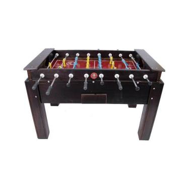 Imagem de Mesa de Pebolim/Totó Black Oficial com Ferros Passantes Dinâmica Diver