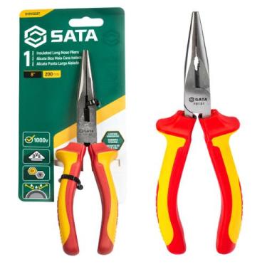 Imagem de Alicate Meia-cana Longo Vde 8 St70132st Sata - APEX - SATA