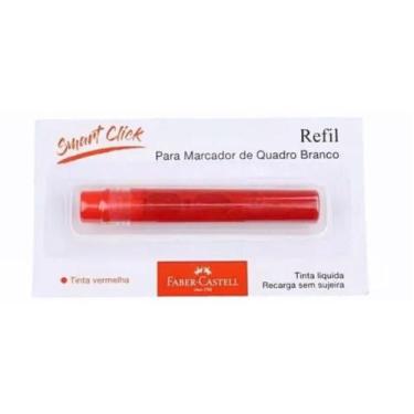 Imagem de Refil Pincel Marcador Quadro Branco FABER-CASTELL, Vermelho