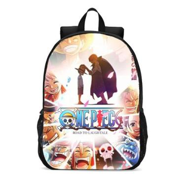 Imagem de Mochila Escolar Infanto Juvenil Anime Luffy Pirata Novidades 0350 - Ge
