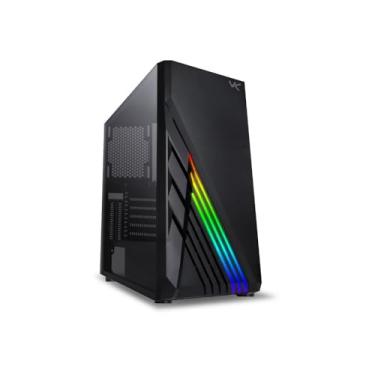 Imagem de GABINETE GAMER VX GAMING SCORPIUS COM VIDRO TEMPERADO PRETO FRONTAL COM FITA LED RGB PLACA DE VIDEO VERTICAL, VINIK, 36668