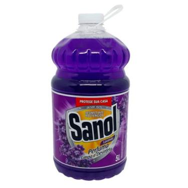 Imagem de Desinfetante sanol  lavanda 5l