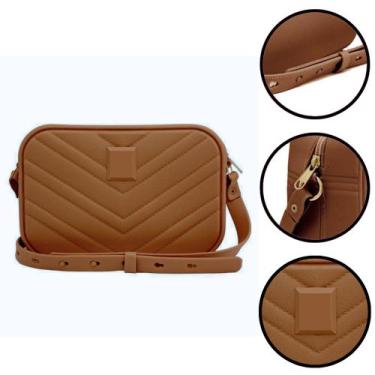 Imagem de Bolsa Feminina Blogueirinha Berlim - BellaStore, Caramelo