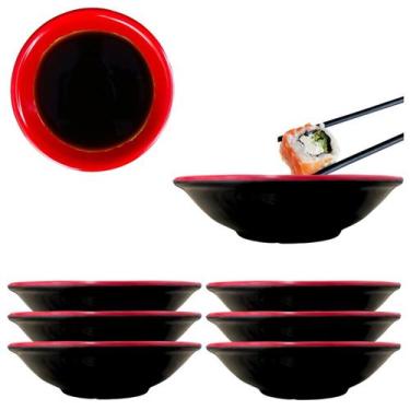 Imagem de Jogo 6 Molheira em Melamina Shoyu para Restaurante Japones - Impo