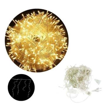 Imagem de Cascata 240 Led 4,3m Natal 220v Pisca Pisca Enfeite Natalino - Wincy N