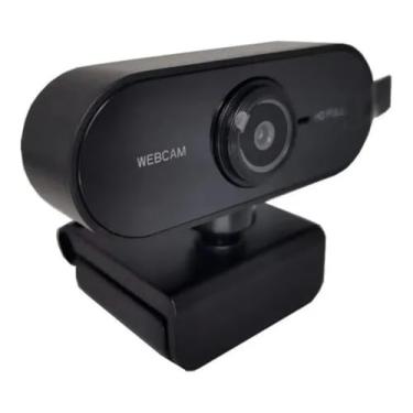 Imagem de Webcam 1080p Full HD Alta Definição, Gira 360°, USB, Ideal para Vídeo ao Vivo, Chamadas, Streaming e Reuniões Online