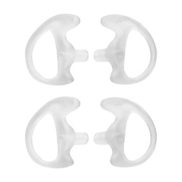 Imagem de KEYBLU Fone de ouvido universal de substituição de rádio, plugue auricular de silicone macio para kits de áudio de tubo de bobina de rádio bidirecional, para fone de ouvido acústico Walkie Talkie