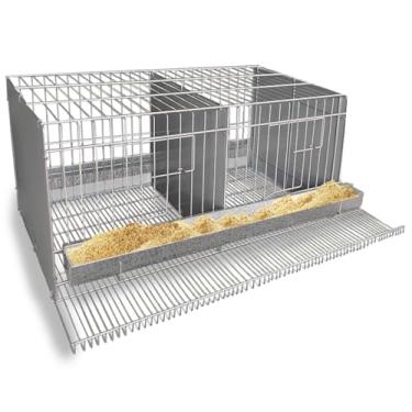 Imagem de Gaiola Viveiro Codorna Gigante Poedeira Ovos Postura 16 Aves