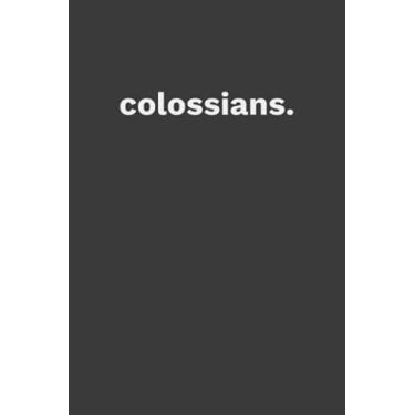 Imagem de Bible Study Focus Notes | Colossians: minimalist journal | 6x9" | 100 pages | perfect for travel or at-home, contemplation and biblical studies
