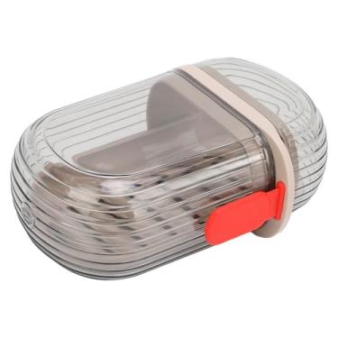 Imagem de Estojo de Sabonete para Viagem, Porta-sabonete Portátil à Prova de Vazamento para Animais de Estimação Com Bandeja de Drenagem de Tampa Caixa de Saboneteira Portátil para