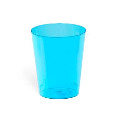 Imagem de Cropac, Kit 200 uni Copo Para Doce Mousse Copinho de Brigadeiro 50ML Festa Infantil Festas Decoração - Colorido Cor:Azul Neon