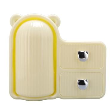 Imagem de Caixa de Armazenamento de Cosméticos, Mesa Organizadora de Maquiagem ou Suporte de Parede para Caneta Pincel de Batom para Penteadeira