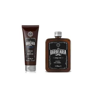 Imagem de Hobety Kit Vintage Men Loção Pós Barba E Creme Barbear