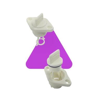 Imagem de Bujão Dreno Tampão P/ Barco Lancha Caique 1 Pol Pvc - Gemini Náutica