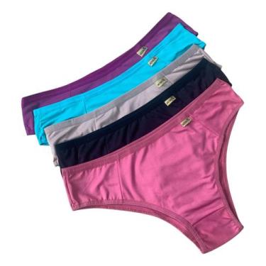 Imagem de Kit 5 Calcinhas Feminina Confortável - Nova Fri, Variadas, GG