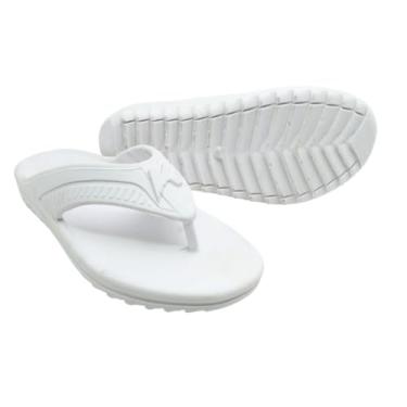 Imagem de Chinelo Masculino Kenper de Trançado Casual Básico Um Toque de Sofisticação Para Seus Pés | Cor Branco | Tamanho 38/39.