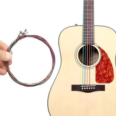 Imagem de Cordas Encordoamento De Violão 0.11-0.50 - Perfeitas Para Shows E Estú