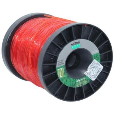 Imagem de Rolo Fio Nylon Para Roçadeira Linha Cortar Grama 2,4Mm 194M