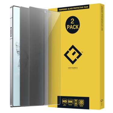 Imagem de OCESTORE Pacote com 2 protetores de tela de privacidade, antiespião, antiarranhões, ultrafina, transparente, 9H, película protetora de vidro temperado para Z T E nubia Red Magic 10 Pro.