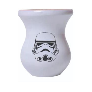 Imagem de Cuia De Madeira Branca Personalizada Star Wars mod.01 - Mix atacadista