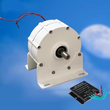 Imagem de Gerador de turbina eólica 2000W gerador de ímã permanente, 12V 24V 48V CA Power Magnetic Dynamo Turbina Hydro Alternator Energia livre,24v