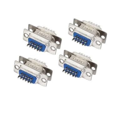 Imagem de TUCKBOLD DB15 Adaptador de cabo VGA conector macho para fêmea de 3 pinos de 15 pinos, 4 conjuntos de peças automotivas