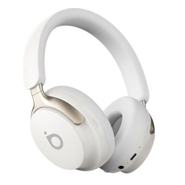 Imagem de Fone de Ouvido Bluetooth 5.4, Headphone Bluetooth com Microfone, Cancelamento de Ruido ANC e ENC, Certificação Hi-Pure Audio, 40h de Reprodução, Ideal para Música, Jogos e Trabalho (Branco)