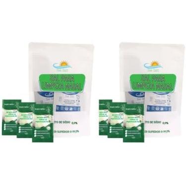 Imagem de Sachês de Soro Fisiológico em Pó Xô ites, Kit com 120 Unidades, para Alívio e Higienização