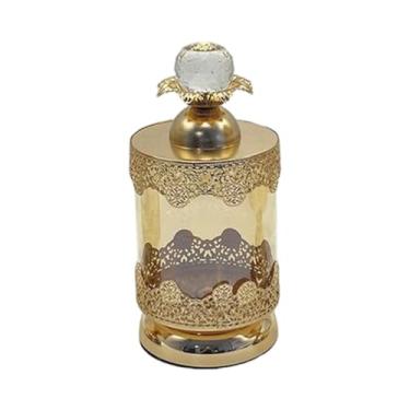 Imagem de Ｂｅｓｇａ European Luxury Glass Storage Jar Food Snack Casister Box Tabel Centerpieces Candy Jar Container para café de cereal, 21cmx10.5cm