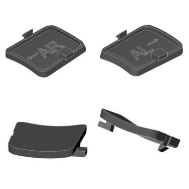 Imagem de Tampa Capa Acabamento Rack teto Hon Crv 2002 2006 Modulo - 3D