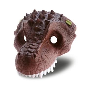 Imagem de Máscara De Dinossauro Dinopark Hunter Parts Em Vinil - Bee Toys