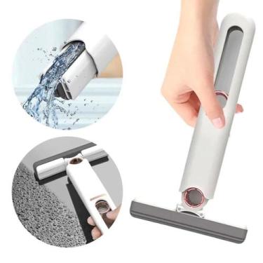 Imagem de Mini Mop Rodo Esfregão De Limpeza Dobrável Portátil - Generic