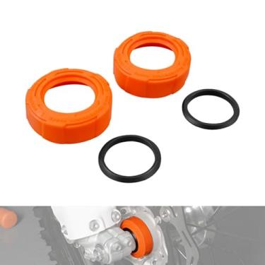 Imagem de NICECNC Kit de capa de proteção do rolamento da roda dianteira da Dirt Bike compatível com KTM 125-500 EXC EXC-F EXC-W XC-W 16-24 125-450 SX SX-F XC XC-F 15-24, compatível com GasGas EX EC MC 125-300