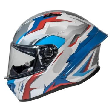 Imagem de Capacete Moto GP Tech Pilot Hacker Branco / Azul 56