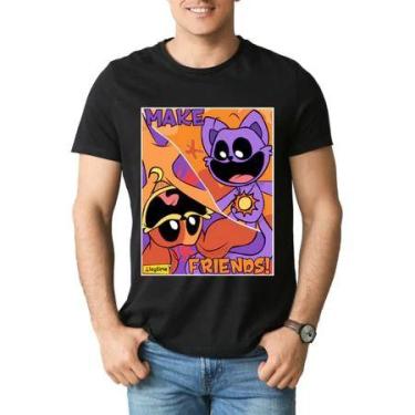 Imagem de Camiseta Camisa Game Poppy Playtime Blusa 100% Algodão Infantil e Adul