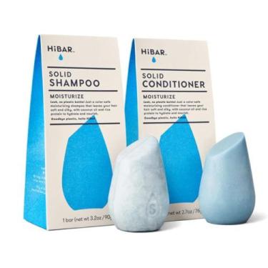 Imagem de Conjunto de shampoo e condicionador HIBAR Moisturize para cabelos seco