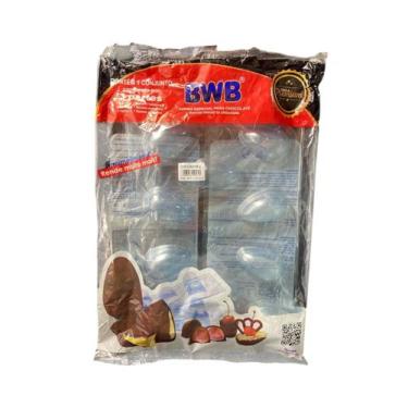 Imagem de Forma de Chocolate Ovo de Páscoa Acetato c/ Silicone 50g - Genérica
