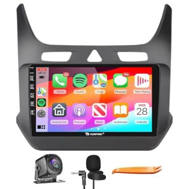 Imagem de Kunfine Car CarPlay Android Navegação Automática Rádio GPS Estéreo Câmera Reversa Tela IPS Touchscreen Tablet Pad Media Player para Chevy Cobalt 2011-2018, se aplicável Quad Core 2G + 64G
