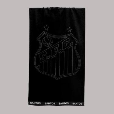 Imagem de Toalha Banho Barra Bordada Futebol Santos Buettner - Buettner/Bouton, 