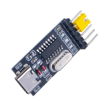 Imagem de xiwai USB2.0 USB-C tipo-C fêmea para conversor TTL módulo UART STC Programador serial CH340G CH340 3,3V 5V adaptador substituto PL-2303 compatível com Windows 7,8